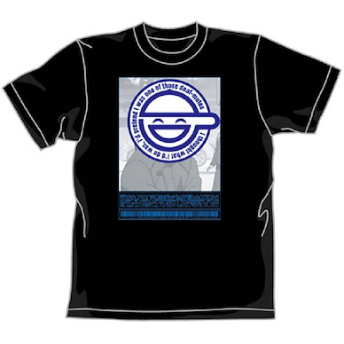 攻殼機動隊 (加大)「笑臉男」黑色 T-Shirt The Laughing Man Black T-Shirt【Ghost in the Shell】(Size: XLarge)