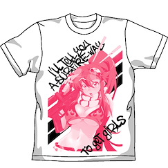 天元突破 紅蓮螺巖 (加大) 陽子 白色 T-Shirt Guren-hen Yoko White T-Shirt【Gurren Lagann】(Size: XLarge)