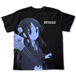 K-On！輕音少女 : 日版 (大碼)「秋山澪」T-Shirt 黑色