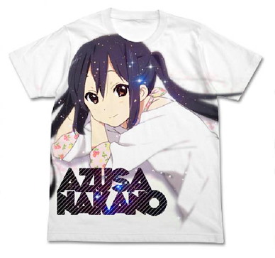 K-On！輕音少女 (大碼)「中野梓」T-Shirt 白色 Nakano Azusa T-Shirt White【K-On!】(Size: Large)
