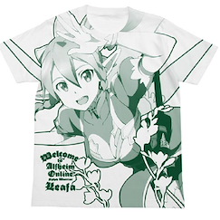刀劍神域系列 (加大) 莉法 白色 T-Shirt Leafa White T-Shirt【Sword Art Online Series】(Size: XLarge)