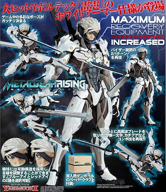 潛龍諜影崛起 再復仇 特撮 Series No. 140 EX 雷電 White Armor Figure Revoltech Series No. 140 EX Raiden White Armor Figure【Metal Gear Solid Rising Revengeanc】