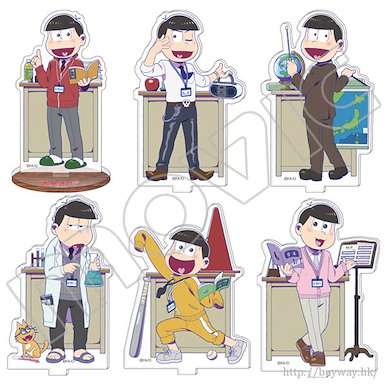 阿松 亞克力 大企牌 老師 Ver. (6 個入) Big Acrylic Stand Collection Teacher Ver. (6 Pieces)【Osomatsu-kun】