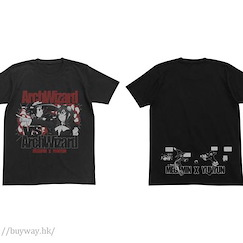 為美好的世界獻上祝福！ (加大)「惠惠 + 芸芸」黑色 T-Shirt Megumin VS Yunyun T-Shirt / BLACK - XL【KonoSuba: God's Blessing on This Wonderful World!】
