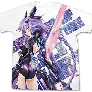 戰機少女系列 (加大)「紫靈心」T-Shirt 超次元戰記 Purple Heart T-Shirt【Hyperdimension Neptunia】(Size: XLarge)