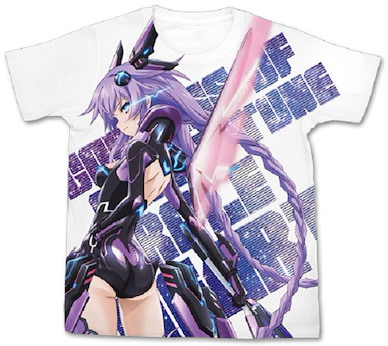 戰機少女系列 (加大)「紫靈心」T-Shirt 超次元戰記 Purple Heart T-Shirt【Hyperdimension Neptunia】(Size: XLarge)