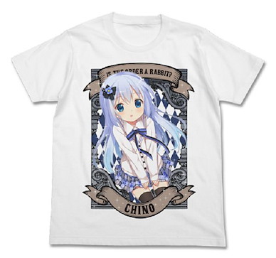 請問您今天要來點兔子嗎？ (中碼)「香風智乃」T-Shirt Chino T-Shirt【Is the Order a Rabbit?】(Size: Middle)