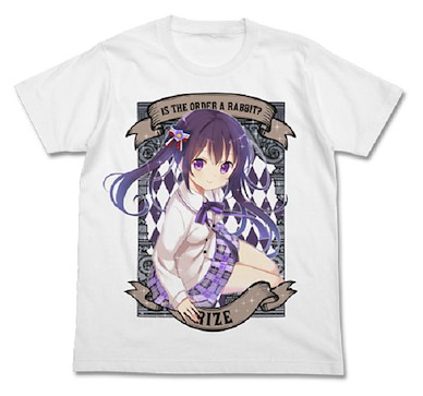請問您今天要來點兔子嗎？ (細碼)「天天座理世」T-Shirt Rize T-Shirt【Is the Order a Rabbit?】(Size: Small)