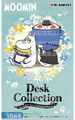 小肥肥一族 桌上文具小幫手 盒玩 (8 個入) Desk Collection (8 Pieces)【Moomin】