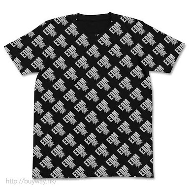Pop Team Epic (大碼)「EDM」黑色 T-Shirt EDM All Print T-Shirt / BLACK-L【Pop Team Epic】