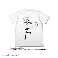 VOCALOID系列 (細碼)「初音未來」白色 T-Shirt Hatsune Miku V4X T-Shirt / WHITE-S【VOCALOID Series】
