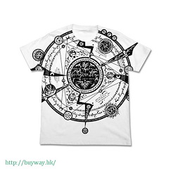 Item-ya (大碼)「tonitrus魔法陣」白色 T-Shirt tonitrus Magic Circle All Print T-Shirt / WHITE-L【Item-Ya】