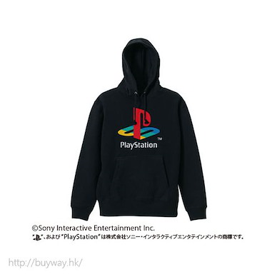PlayStation (加大)「初代」黑色 連帽衫 Pullover Parka 1st Gen. / BLACK-XL【PlayStation】
