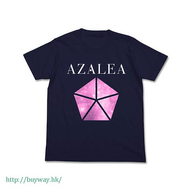 LoveLive! Sunshine!! (細碼)「AZALEA」深藍色 T-Shirt AZALEA T-Shirt / NAVY-S【Love Live! Sunshine!!】