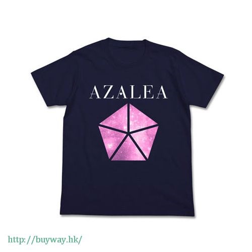 LoveLive! Sunshine!! : 日版 (細碼)「AZALEA」深藍色 T-Shirt