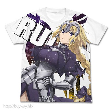 Fate系列 (細碼)「Ruler (聖女貞德)」白色 全彩 T-Shirt Ruler Full Graphic T-Shirt / WHITE-S【Fate Series】