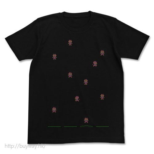 貓捉老鼠 : 日版 (細碼)「淘氣貓」黑色 T-Shirt