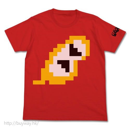 打空氣 : 日版 (中碼)「Pooka」酒紅色 T-Shirt