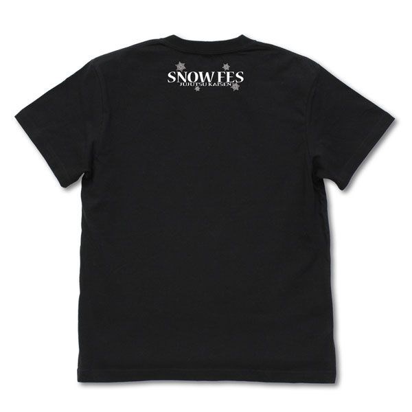 咒術迴戰 : 日版 (細碼)「五條悟」Snow Fes Ver. 黑色 T-Shirt