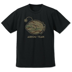 少女與戰車 (加大)「鮟鱇隊」吸汗快乾 黑色 T-Shirt Ankou Team Dry T-Shirt /BLACK-XL【Girls and Panzer】