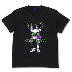 Junk Mall (加大)「ドラ」寺田てら先生 插圖 黑色 T-Shirt New Illustration Dora T-Shirt /BLACK-XL【Junk Mall】