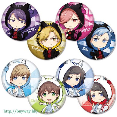 SQ 松鼠外套 收藏徽章 (8 個入) Chara-Forme Can Badge Collection SolidS & QUELL Squirrel Parka ver. (8 Pieces)【SQ】