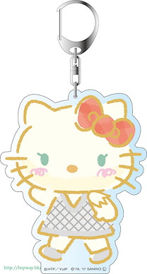 勇利!!! on ICE 「Hello Kitty」透明亞克力匙扣 Deka Key Chain Stamp Rally Ver. Hello Kitty【Yuri on Ice】