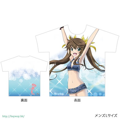 IS 無限斯特拉托斯 (大碼)「凰鈴音」全彩 T-Shirt Original Illustration Full Graphic T-Shirt Rinin / Beach (L Size)【IS (Infinite Stratos)】