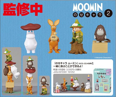 小肥肥一族 「姆明 + 史力奇 + 史丁奇 + 力夫」擺設 NOS-71 Nosechara Moomin 2【Moomin】