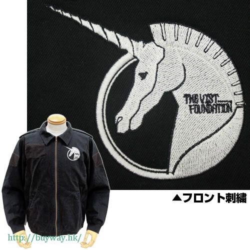 機動戰士高達系列 : 日版 (大碼)「Unicorn Gundam」刺繡 黑色 外套
