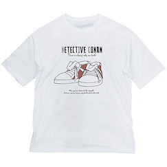 名偵探柯南 : 日版 (加大)「江戶川柯南」脚力增强鞋 寬鬆 白色 T-Shirt
