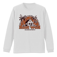 龍珠 (加大)「孫悟空」龜屋 長袖 白色 T-Shirt Dragon Ball Kame House Ribbed Long Sleeve T-Shirt /WHITE-XL【Dragon Ball】