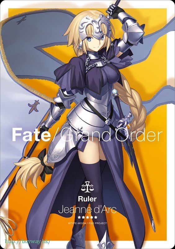 Fate系列 : 日版 「Ruler (Jeanne d'Arc)」A5 滑鼠墊 Fate/Grand Order