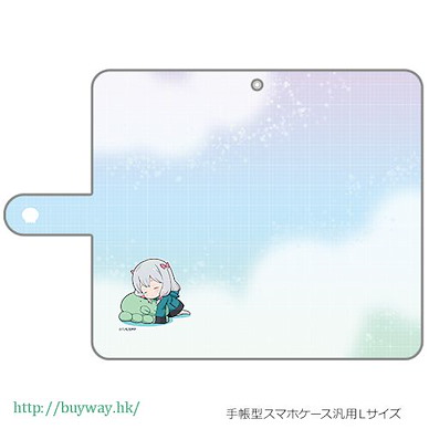 情色漫畫老師 「和泉紗霧」睡著 ver. 筆記本型手機套 (L Size) Book Type Smartphone Case Sagiri / Utatane (L Size)【Eromanga Sensei】