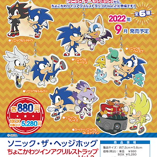 超音鼠 亞克力掛飾 TWIN Vol.2 (6 個入) Chokokawa Twin Acrylic Strap Vol. 2 (6 Pieces)【Sonic the Hedgehog】