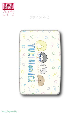 勇利!!! on ICE 「勇利 + 維克托 + 尤里 + Makkachin」名片盒 Card Case Design P-D【Yuri on Ice】