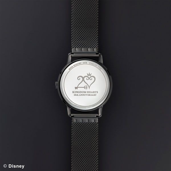 王國之心系列 : 日版 黑色 36mm 型號 石英 手錶