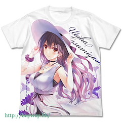 不起眼女主角培育法 (大碼)「霞之丘詩羽 (霞詩子)」白色 全彩 T-Shirt Utaha Kasumigaoka Full Graphic T-Shirt / WHITE-L【Saekano: How to Raise a Boring Girlfriend】