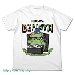 偶像大師 灰姑娘女孩 (加大)「ぴにゃこら太」白色 T-Shirt DJ Pinya T-Shirt / WHITE-XL【The Idolm@ster Cinderella Girls】