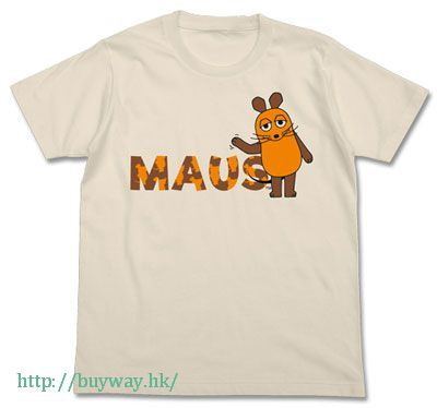 鼠族 : 日版 (細碼)「Maus」米白 T-Shirt