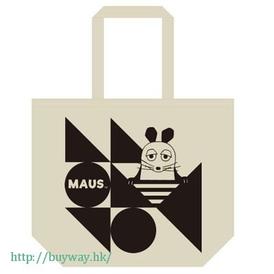 鼠族 : 日版 「Maus」米白 大容量 手提袋