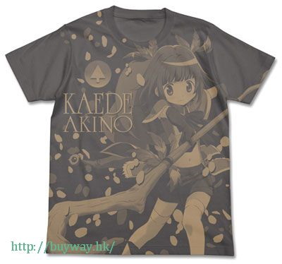 魔法少女小圓 : 日版 (中碼)「秋野楓」灰色 T-Shirt