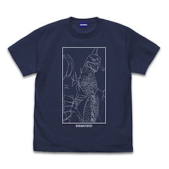 哥斯拉系列 (加大)「蓋剛」1972 藍紫色 T-Shirt Godzilla Gigan 1972 T-Shirt /INDIGO-XL【Godzilla Series】