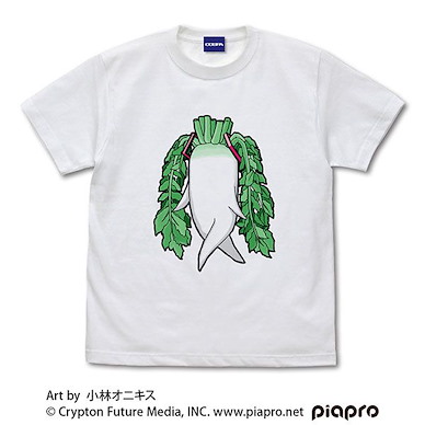 VOCALOID系列 (細碼)「初音未來」大根 小林オニキス Ver. 白色 T-Shirt Hatsune Miku Hatsune (Root) Miku T-Shirt Onyx Kobayashi Ver./WHITE-S【VOCALOID Series】