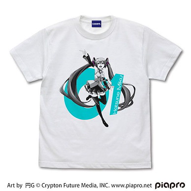 VOCALOID系列 (加大)「初音未來」円G Ver. 白色 T-Shirt Hatsune Miku T-Shirt EnG Ver./WHITE-XL【VOCALOID Series】