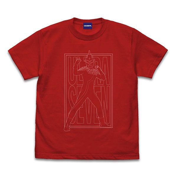 超人系列 : 日版 (加大)「超人七號」紅色 T-Shirt