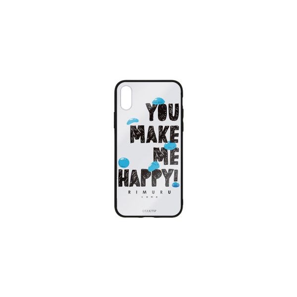 關於我轉生變成史萊姆這檔事 : 日版 「YOU MAKE ME HAPPY!」iPhone [X, Xs] 強化玻璃 手機殼