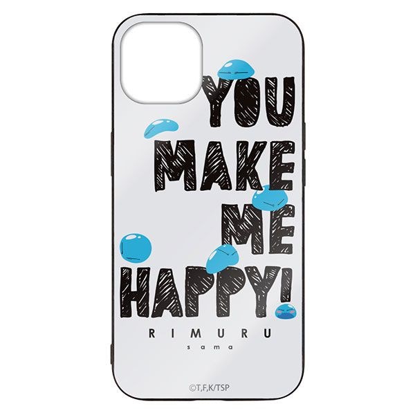 關於我轉生變成史萊姆這檔事 : 日版 「YOU MAKE ME HAPPY!」iPhone [13] 強化玻璃 手機殼