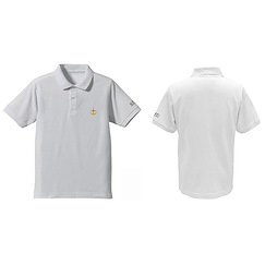 機動戰士高達系列 : 日版 (大碼)「地球聯邦軍」刺繡 白色 Polo Shirt