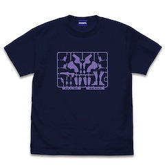 新世紀福音戰士 (大碼) 模型圖案 復刻 Ver. 深藍色 T-Shirt EVANGELION Figure T-Shirt Reproduction Ver./NAVY-L【Neon Genesis Evangelion】